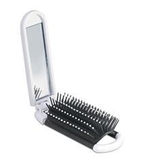 OBG PUB - Brosse pliable avec miroir en plastique Brush