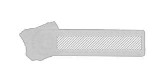 Règle transparente multifonction avec loupe Laspa - Impression Haut