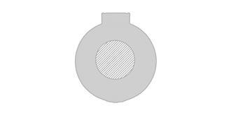 Miroir en polyéthylène (PE) Mirage - Impression Haut