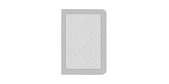 Conférencier polyester A4 en PET Prome - Marquage Recto