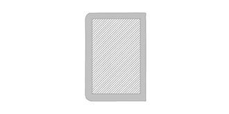 Conférencier polyester A4 en PET Prome - Marquage Verso