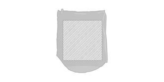 Sac Marin coton bicolore Atche - Marquage Recto