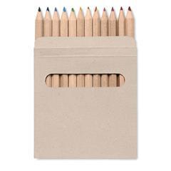 OBG PUB - Etui fenêtre 12 crayons en bois Arcole