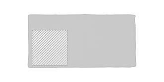 Serviette de sport en polyester Dyrie - A l'avant