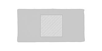 Serviette de sport en polyester Dyrie - Marquage Verso