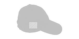 Casquette base-ball 6 pans en coton Matur - Impression Droite