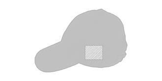 Casquette base-ball 6 pans en coton Matur - Impression Gauche