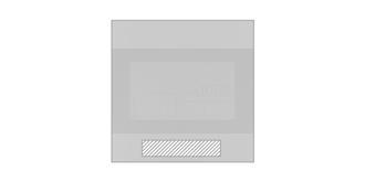 Station météo noire et argent en ABS Rippe - Impression avant en bas