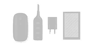 Accessoires informatiques en ABS Powers - impression sur le 1er article