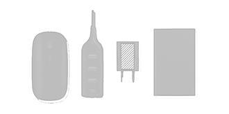 Accessoires informatiques en ABS Powers - impression sur le 2ème article