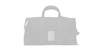 Sac week-end en toile 450gr/m² en coton Dublin - Impression Poche