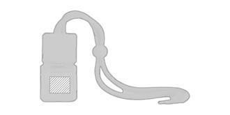 Désodorisant pour voiture en verre Fraiche - impression en bas à droite