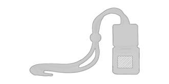 Désodorisant pour voiture en verre Fraiche - impression en bas à gauche