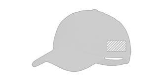 Casquette baseball en chanvre Naipal - Impression Gauche