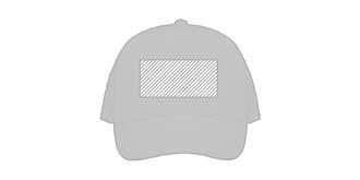 Casquette baseball en chanvre Naipal - Marquage Recto