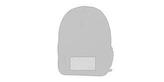 Sac à Dos en polyester résistant Ventrino - Impression Poche