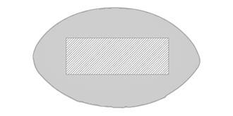 Anti-stress ballon de rugby en PU Mader - Impression sur panneau 3 ballon