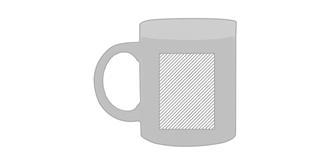 Mug en grès 300ml en céramique Chalk - Impression Gauche