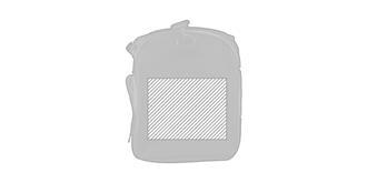 Sac de sport large multipoche 600D Siel - Impression Droite