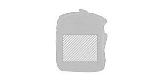 Sac de sport large multipoche 600D Siel - Impression Gauche