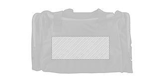 Sac de sport large multipoche 600D Siel - Marquage Verso