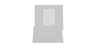 Nichoir en bois recyclé couleur naturel Nido - Impression Haut