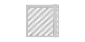 Set papeterie en papier Quinchy - Marquage Recto