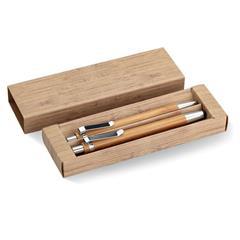 OBG PUB - Coffret stylo et crayon en bambou Baki