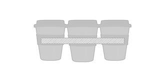 Gobelet PP couvercle en polypropylène coloré Astra - Marquage autour