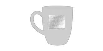 Mug classique en céramique 300 ml Twente - Impression Gauche