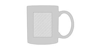 Mug 300ml en céramique blanc original Ireland - Impression Droite