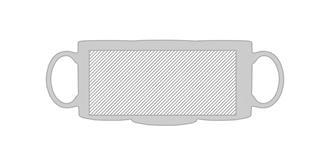 Mug 300ml en céramique blanc original Ireland - Marquage Recto