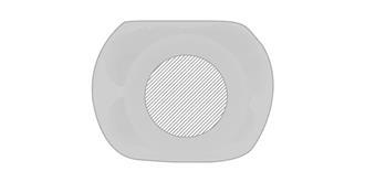 Surligneur design mini dans un pot en PET Funny - impression sur couvercle