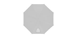 Parapluie 27'' en pongée matière PET Gusa - Impression 3ème pan du parapluie