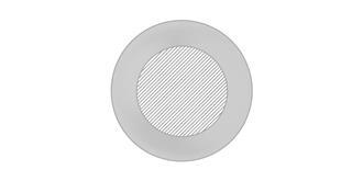 Bouteille isotherme en acier et bambou Cham - Impression Haut