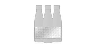 Bouteille double paroi 500ml en acier Berlin - A l'avant