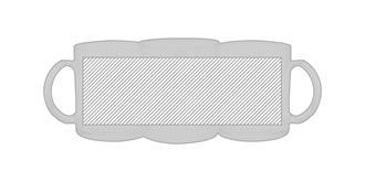 Mug en verre pour sublimation 300ml Glosse - impression avant coté droite