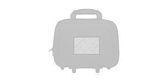 Trolley d'affaires en PET design robuste Tolley - Marquage Recto