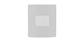 Mug 300ml pour sublimation en céramique Splendid - A l'avant