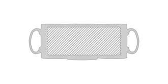 Mug 300ml pour sublimation en céramique Splendid - Marquage autour