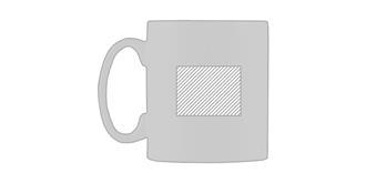 Mug 300ml pour sublimation en céramique Splendid - Marquage Verso