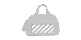 Sac de bowling en PVC double transport Bowles - Marquage Recto