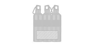 Bouteille en alu 750 ml design original Tonere - Marquage autour