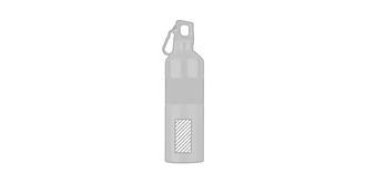 Bouteille en alu 750 ml design original Tonere - Impression avant en bas