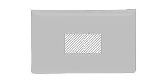 Set de mémos pratique couverture en PU Memoire - Impression avant en haut