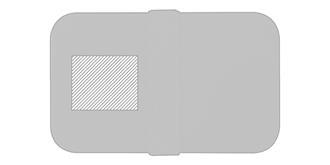 Lunch box à deux blocs Maiyo - Impression Droite