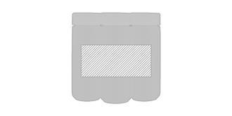 Gobelet en céramique de 300 ml en bambou Lumine - Marquage autour