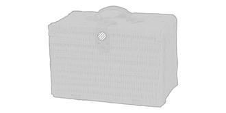 Sac isotherme pour pique-nique en polyester Mitlan - A l'avant