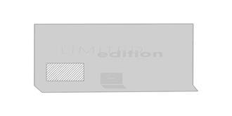 Décanteur en borosilicate Copley - impression sur couvercle