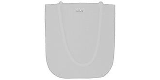 Sac en paille de design longue anse Bedwey - Impression Haut